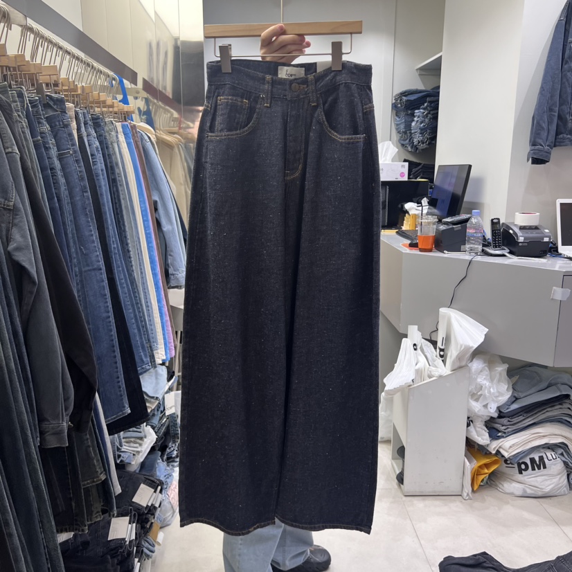 ODIF韓國直郵東大門代購女裝新品休閑人氣職業推薦24秋冬牛仔褲ODIF牛仔褲