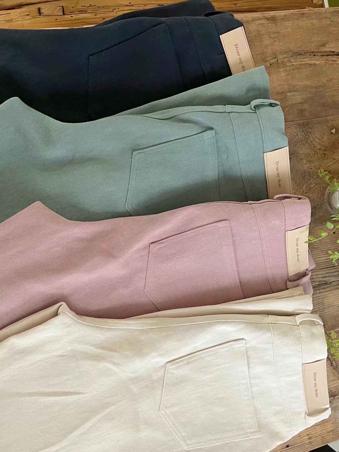 Dear my dear韓國直郵東大門實拍女裝新品真品24秋冬休閑褲DEAR MY DEAR休閑褲