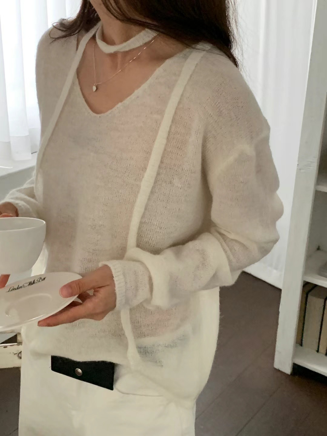 FLAMINGO韓國直郵女裝新品24秋冬真品時尚休閑推薦針織衫FLAMINGO針織衫
