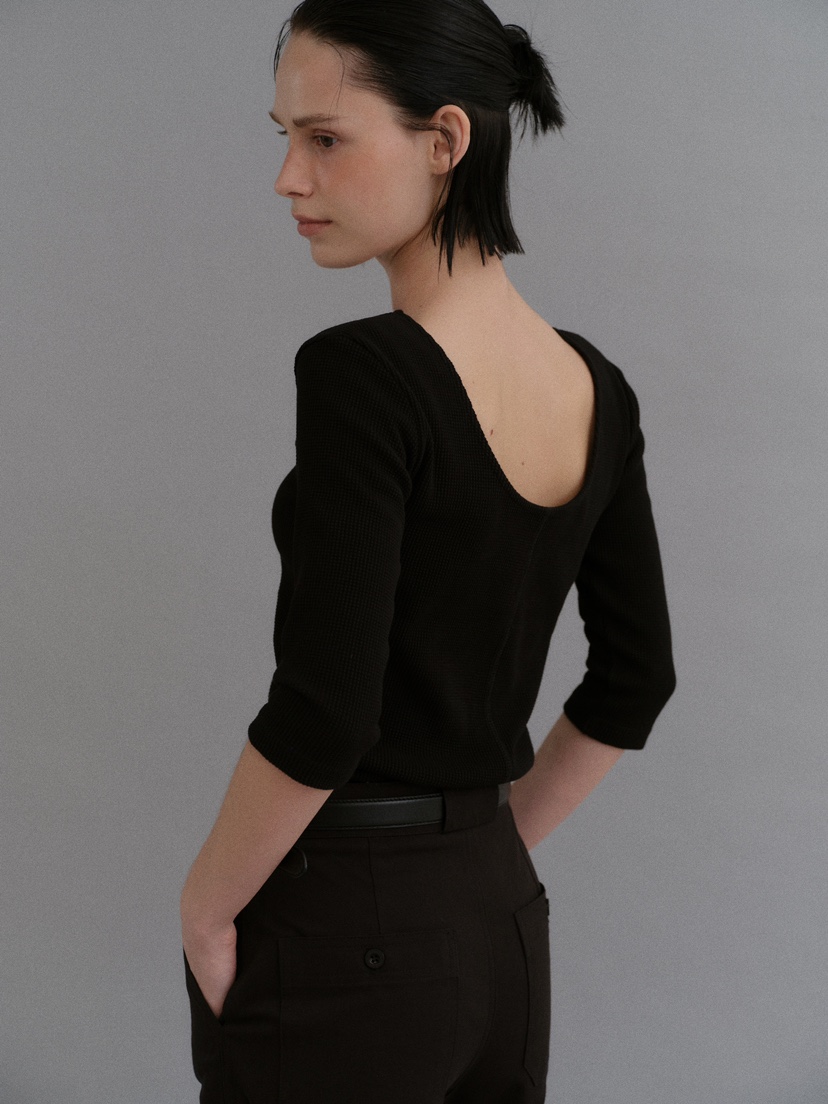 BAIE OUD/OFCEDRE韓國直郵東大門代購女裝新款休閑長袖T恤BAIE OUD/OFCEDRE長袖T恤