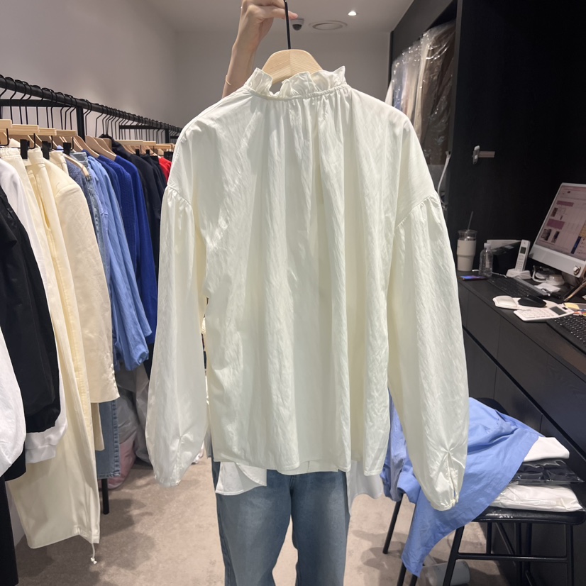 VASIL韓國直郵東大門代購女裝新品推薦熱賣時尚人氣襯衫蕾絲衫VASIL襯衫/蕾絲衫