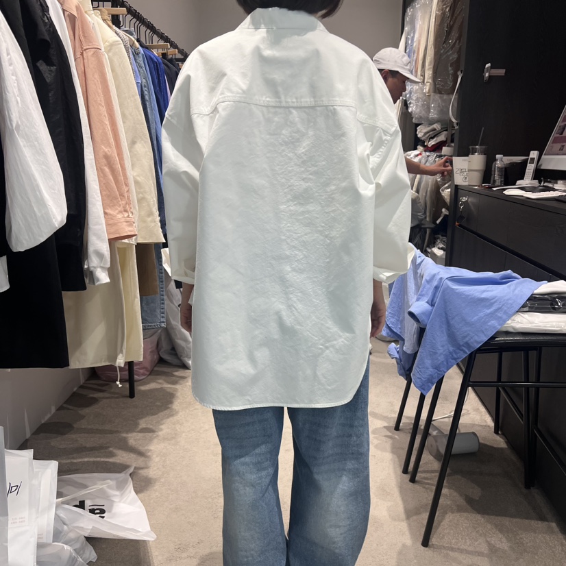 VASIL直郵韓國代購女裝新款人氣時尚24秋冬休閑襯衫蕾絲衫VASIL襯衫/蕾絲衫