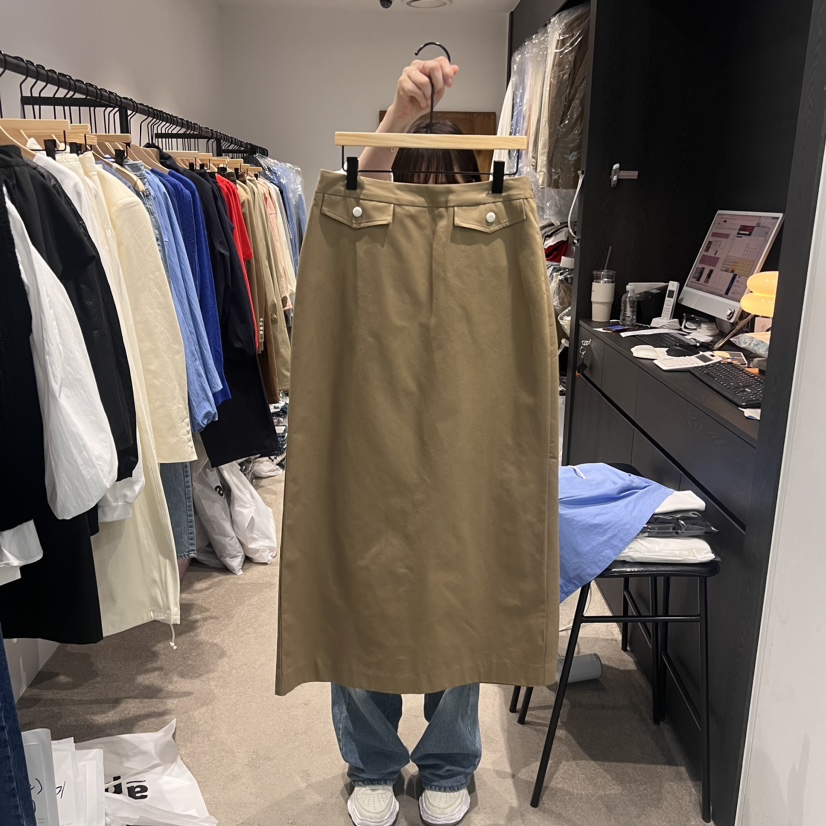 VASIL韓國直郵東大門代購女裝新品推薦職業休閑半身裙中短裙VASIL半身裙/中短裙圖色2