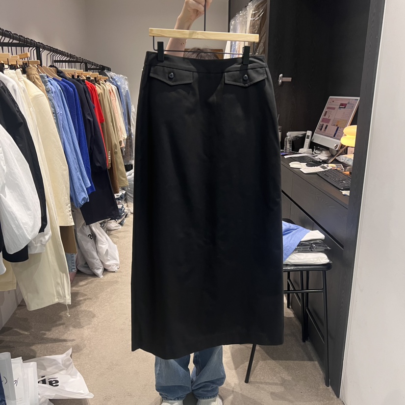 VASIL韓國直郵東大門代購女裝新品推薦職業休閑半身裙中短裙VASIL半身裙/中短裙圖色3
