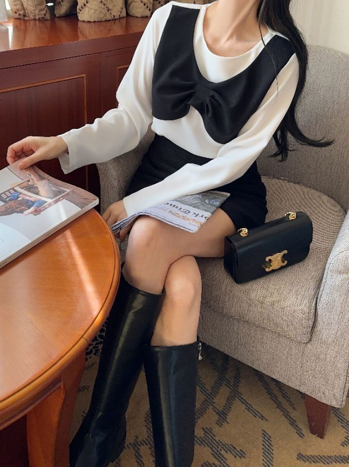 DAILY PROJECT韓國直郵女裝新款時尚職業人氣真品襯衫蕾絲衫DAILY PROJECT襯衫/蕾絲衫