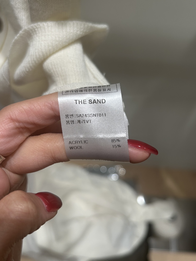 THE SAND/SAND BEIGE直郵韓國代購女裝新品職業馬甲含脖帶THE SAND/SAND BEIGE馬甲