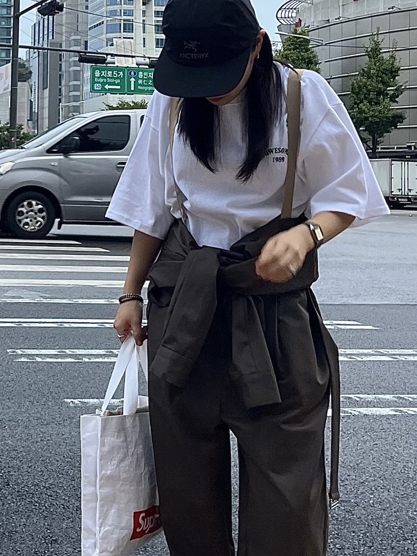 BEAMING SEOUL韓國直郵東大門實拍女裝新款24秋冬職業T恤BEAMING SEOULT恤