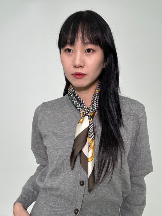 MONCO韓國直郵女裝新品熱賣24秋冬真品職業推薦時尚圍巾披肩TROIS DE LEI圍巾/披肩