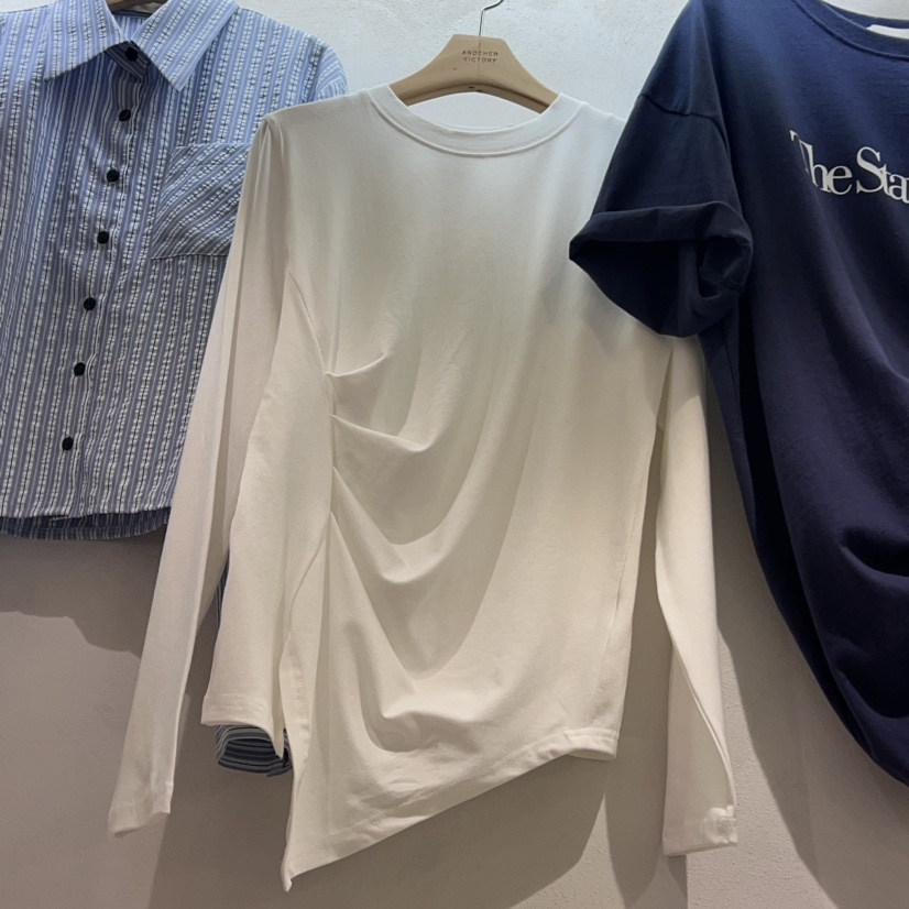 ANOTHER VICTORY韓國直郵東大門實拍女裝新品時尚真品長袖T恤PRIVIE長袖T恤圖色2