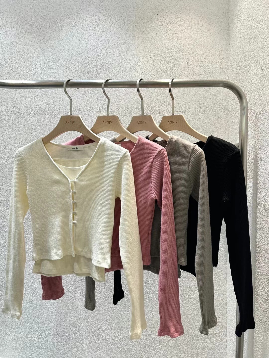 ANNIV-D韓國直郵女裝新品時尚24秋冬真品休閑職業推薦套裝ANNIV-D套裝