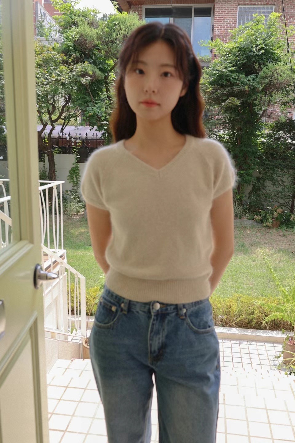 ANNIV-D韓國直郵東大門代購女裝新品24秋冬職業熱賣針織衫ANNIV-D針織衫圖色1