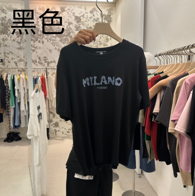 NYLON韓國直郵女裝新品24秋冬推薦休閑職業真品熱賣時尚T恤NYLONT恤圖色4