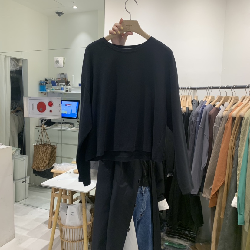MOWER韓國直郵東大門代購女裝新品24秋冬時尚真品長袖T恤MOWER長袖T恤圖色4