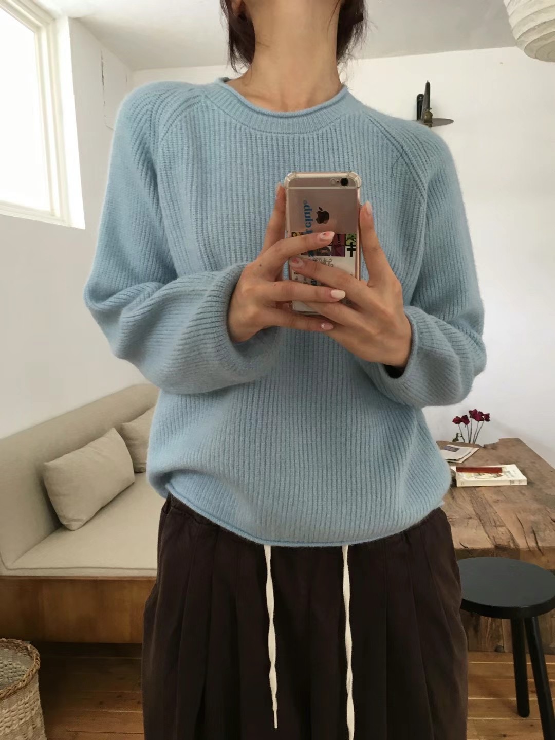 PEPPER韓國直郵東大門實拍女裝新品真品時尚推薦休閑針織衫PEPPER-OT針織衫