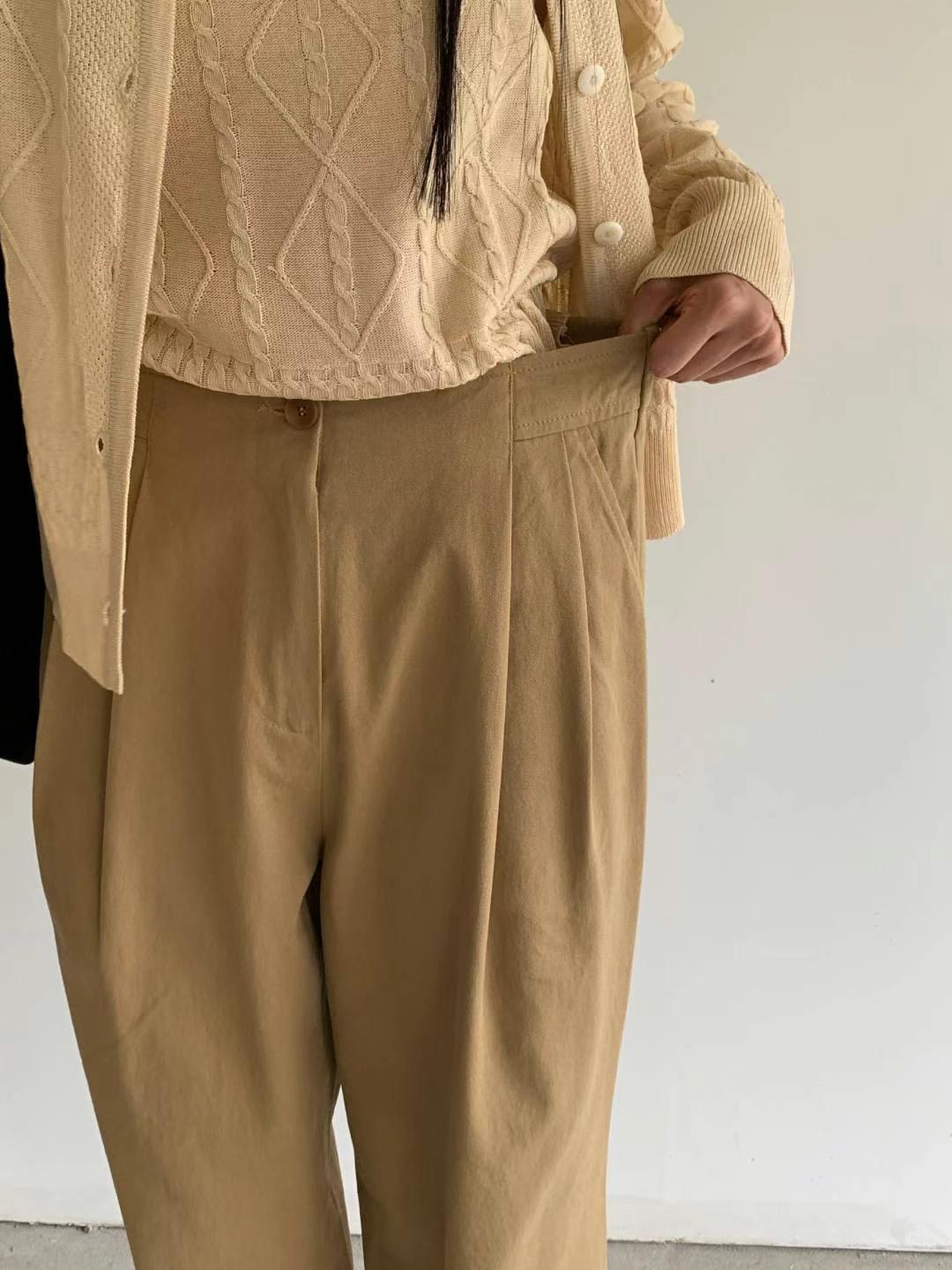 SISO韓國直郵東大門實拍女裝新品時尚人氣真品職業24秋冬休閑褲SISO休閑褲