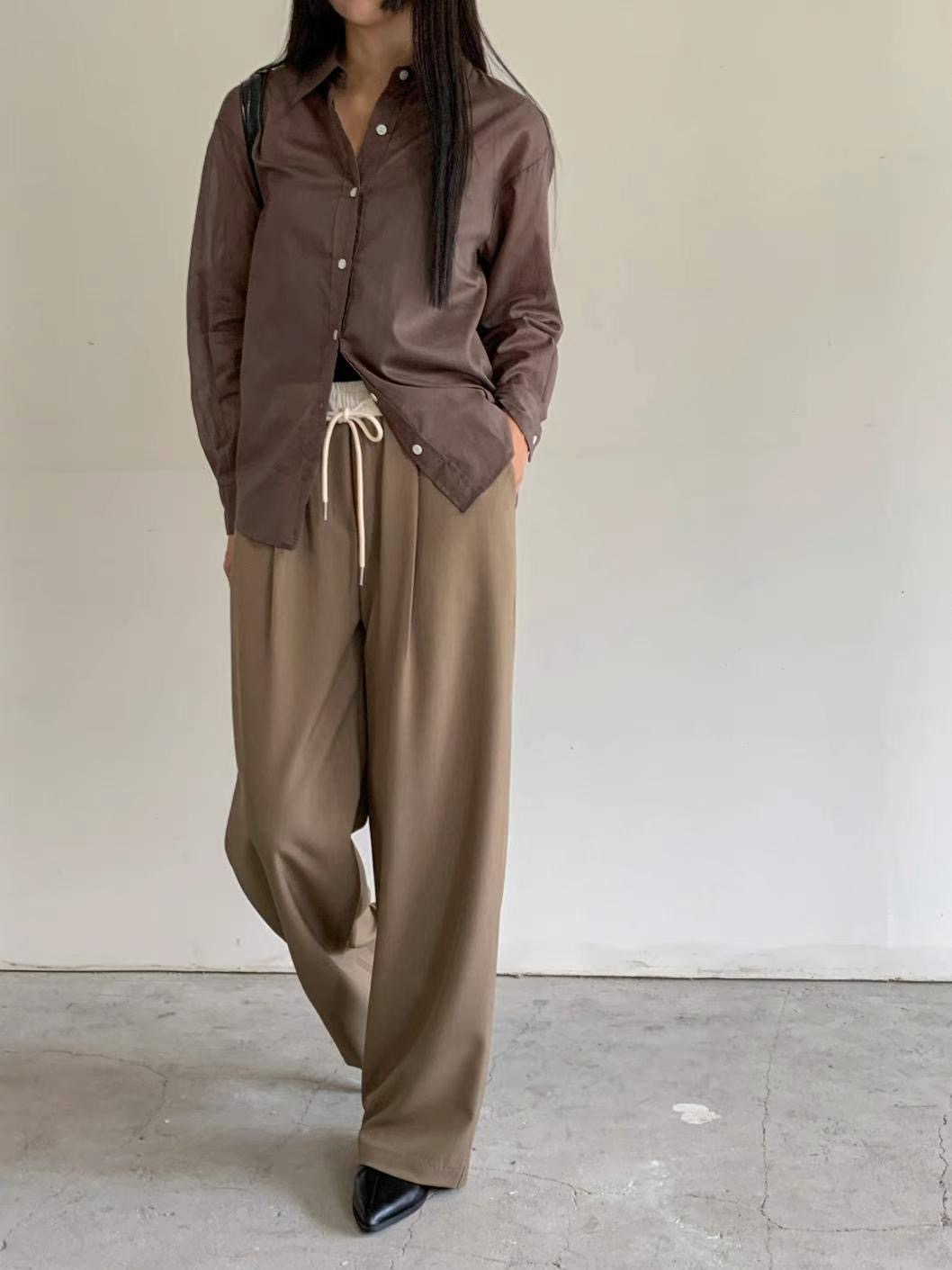 SISO韓國直郵女裝新品人氣熱賣24秋冬休閑職業推薦休閑褲SISO休閑褲圖色3