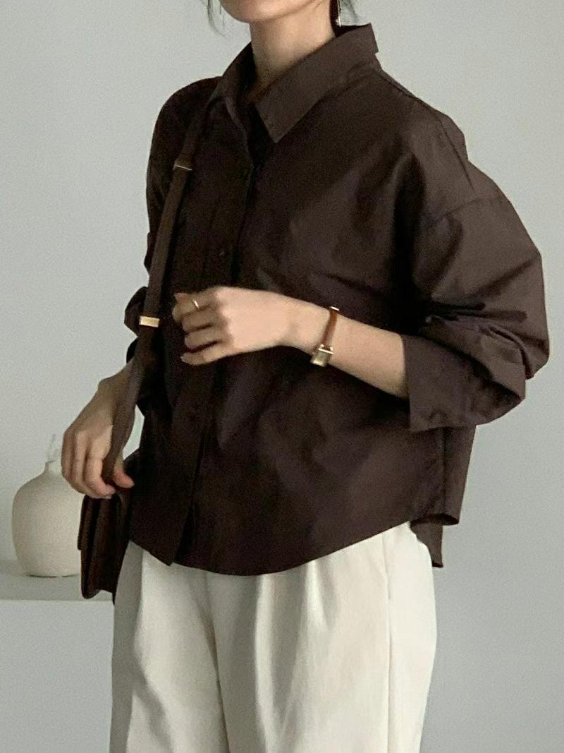 BARISTAR韓國直郵東大門代購女裝新品職業休閑真品襯衫蕾絲衫MAY SEVEN襯衫/蕾絲衫