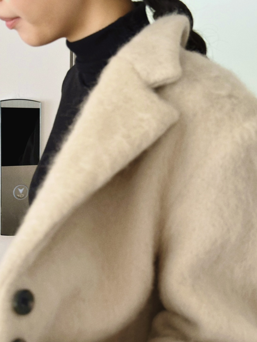 BAIE OUD/OFCEDRE直郵韓國代購女裝新款真品24秋冬夾克羊毛BAIE OUD/OFCEDRE夾克