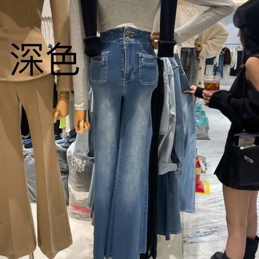 MAGNOLIA36-P韓國直郵東大門實拍女裝新款推薦熱賣牛仔褲MAGNOLIA36-P牛仔褲圖色2