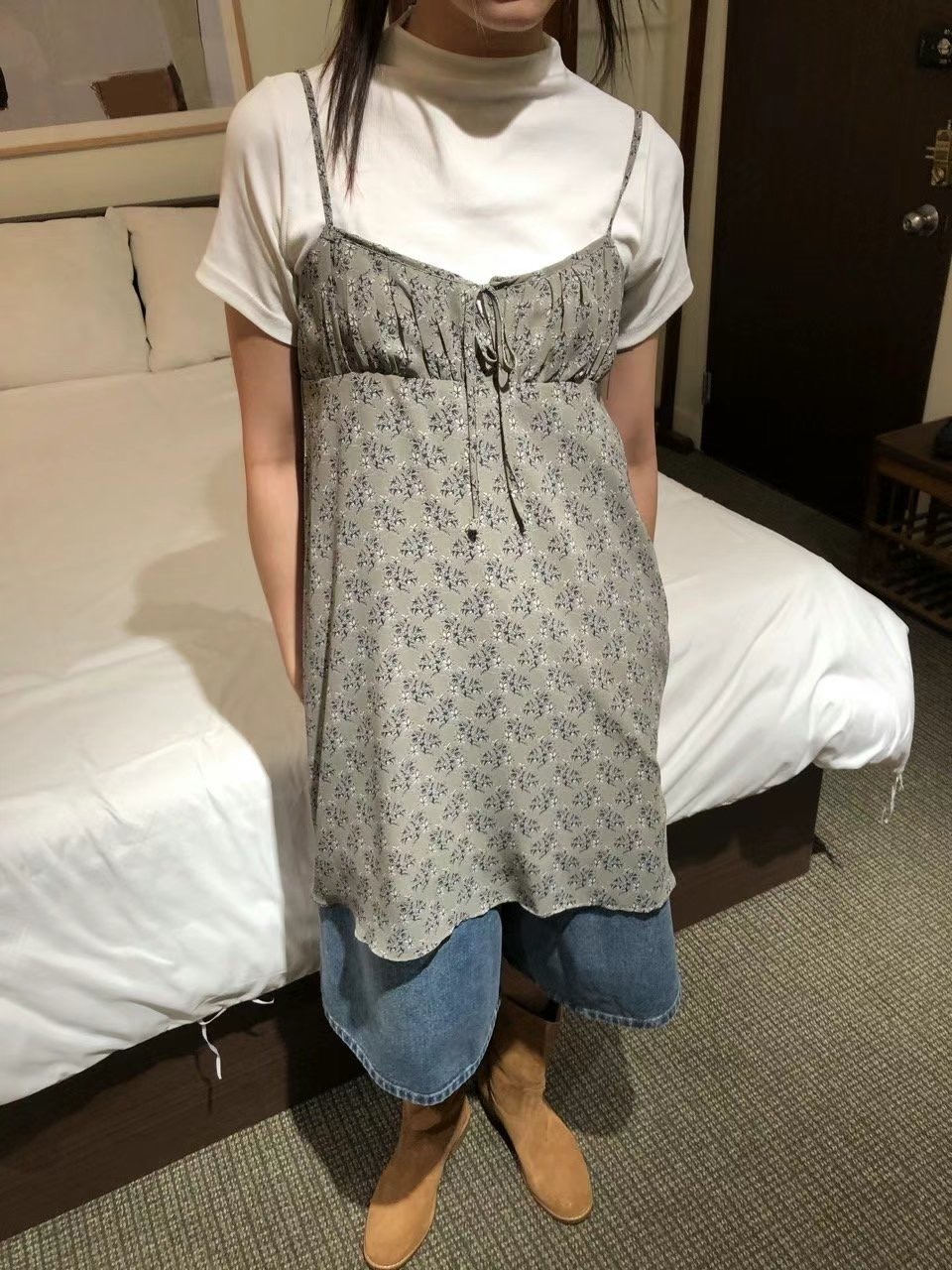 VIVID直郵韓國代購女裝新款休閑24秋冬熱賣人氣真品連衣裙VIVID連衣裙圖色3