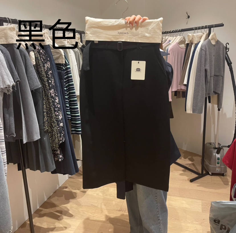 APPROACH0.1韓國直郵東大門實拍女裝新品24秋冬半身裙中短裙APPROACH0.1半身裙/中短裙圖色3