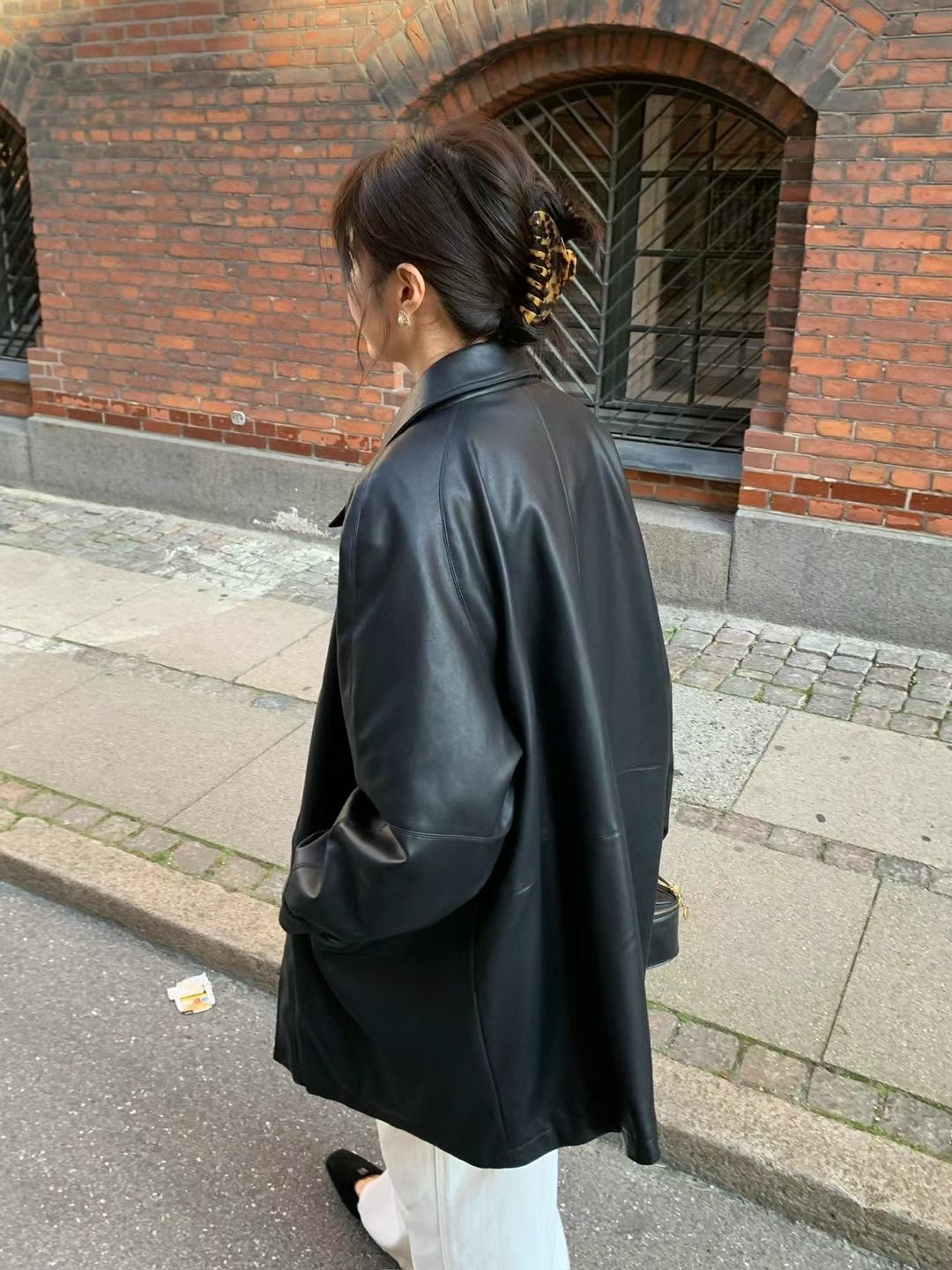 LIBERTY韓國直郵東大門實拍女裝新品推薦人氣職業熱賣真品皮衣LIBERTY皮衣