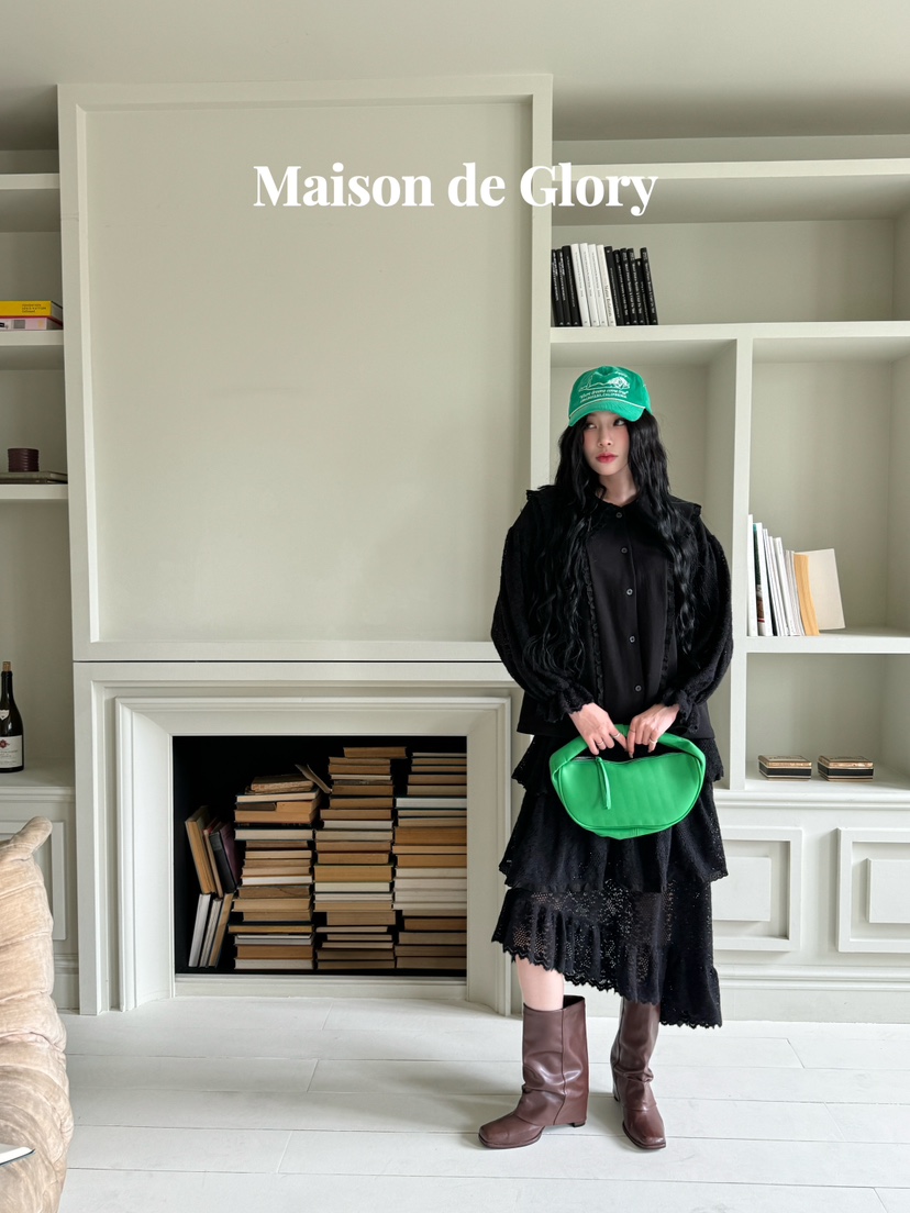 MAISON DE GLORY韓國直郵女裝新品推薦休閑職業時尚熱賣長裙MAISON DE GLORY長裙