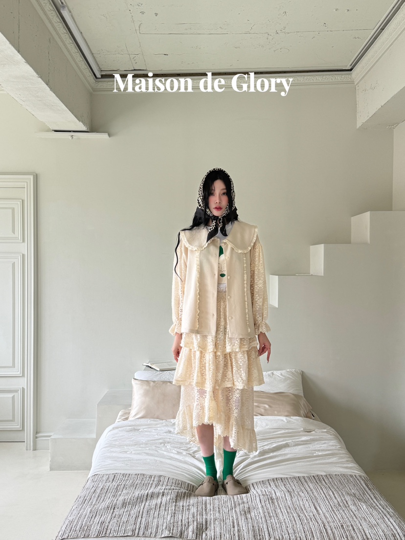 MAISON DE GLORY韓國直郵女裝新品推薦休閑職業時尚熱賣長裙MAISON DE GLORY長裙