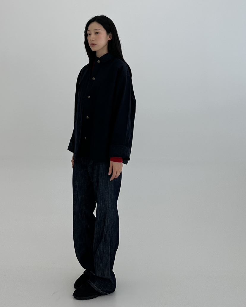 A.VER直郵韓國代購女裝新款人氣職業推薦24秋冬夾克麂皮A.VER夾克
