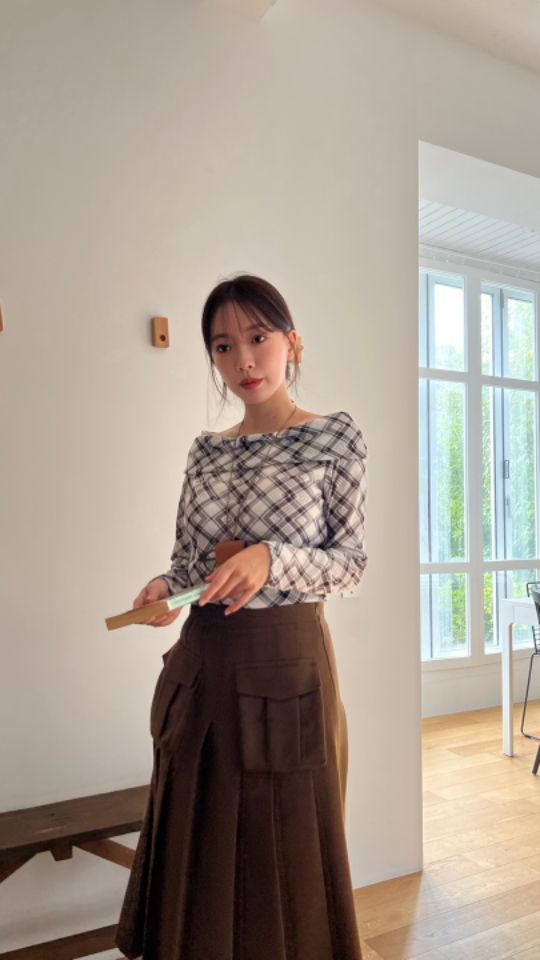 by hey/To Sewing韓國直郵女裝新品時尚人氣24秋冬長袖T恤BY HEY/TO SEWING長袖T恤