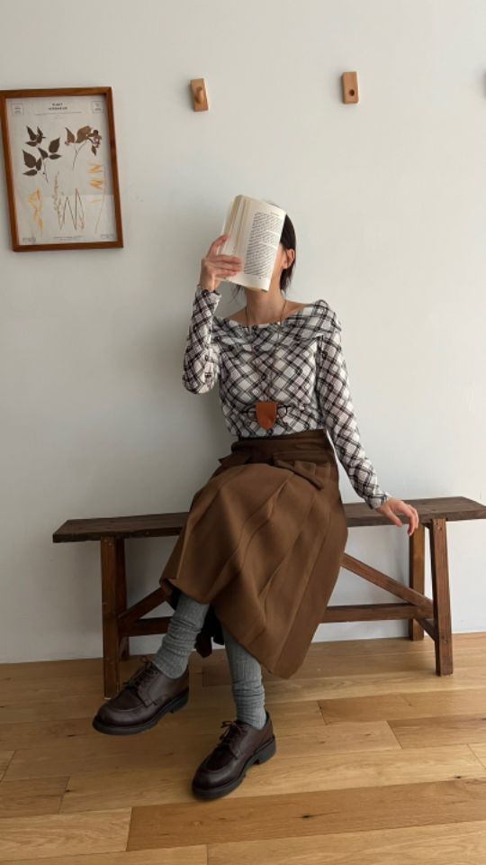 by hey/To Sewing韓國直郵女裝新品時尚人氣24秋冬長袖T恤BY HEY/TO SEWING長袖T恤