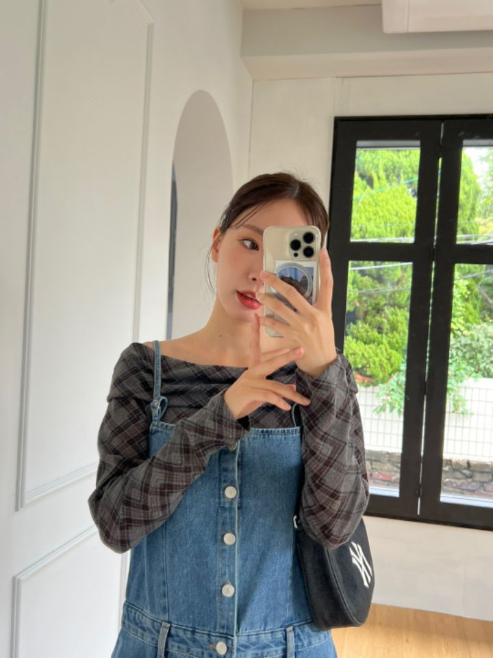 by hey/To Sewing韓國直郵女裝新品時尚人氣24秋冬長袖T恤BY HEY/TO SEWING長袖T恤