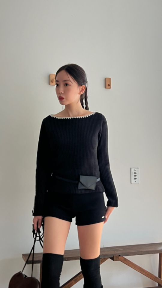 by hey/To Sewing直郵韓國代購女裝新品人氣真品24秋冬針織衫BY HEY/TO SEWING針織衫