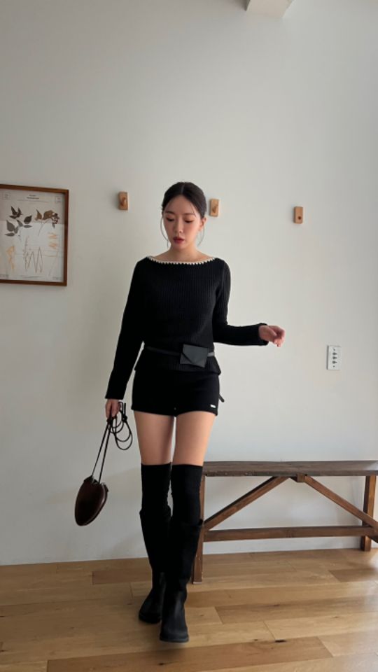 by hey/To Sewing直郵韓國代購女裝新品人氣真品24秋冬針織衫BY HEY/TO SEWING針織衫