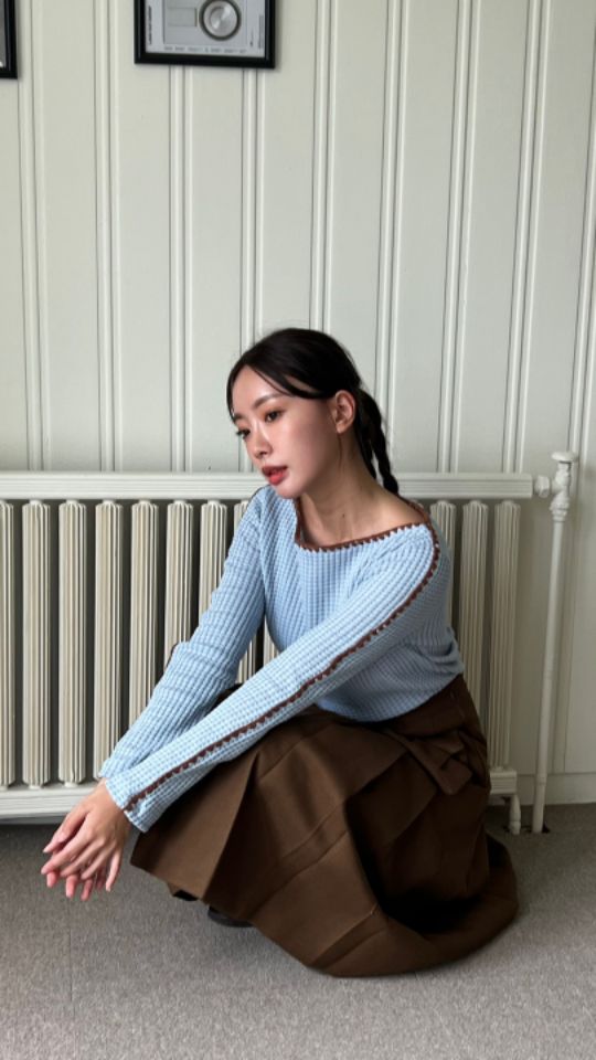 by hey/To Sewing直郵韓國代購女裝新品人氣真品24秋冬針織衫BY HEY/TO SEWING針織衫