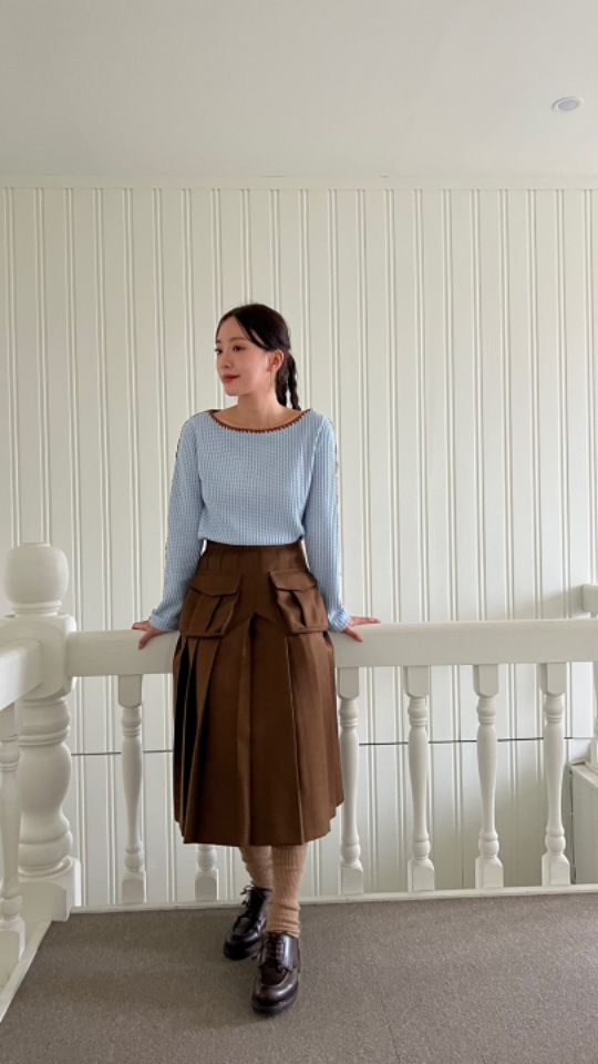 by hey/To Sewing直郵韓國代購女裝新品人氣真品24秋冬針織衫BY HEY/TO SEWING針織衫