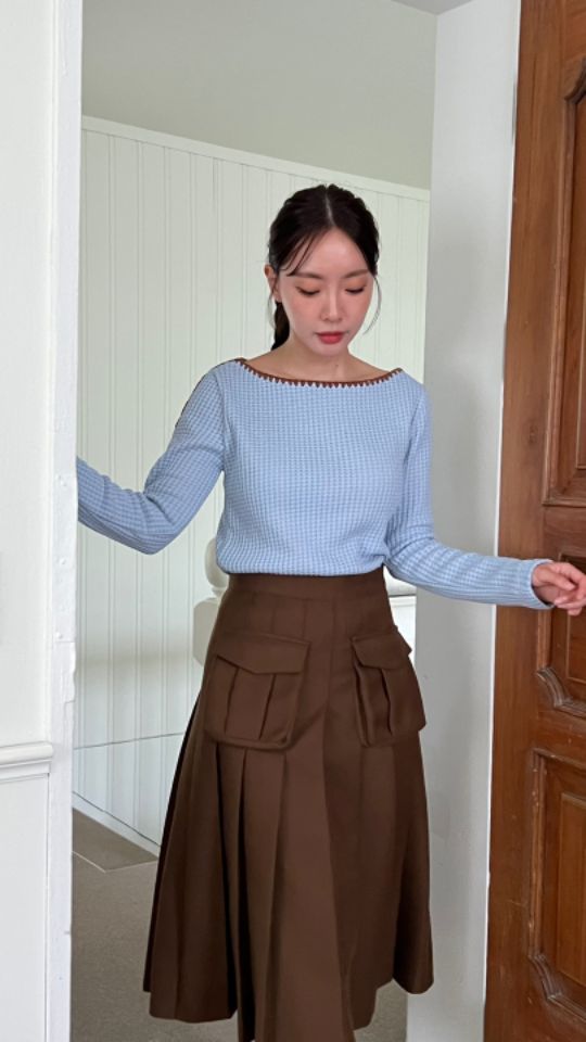 by hey/To Sewing直郵韓國代購女裝新品人氣真品24秋冬針織衫BY HEY/TO SEWING針織衫圖色2