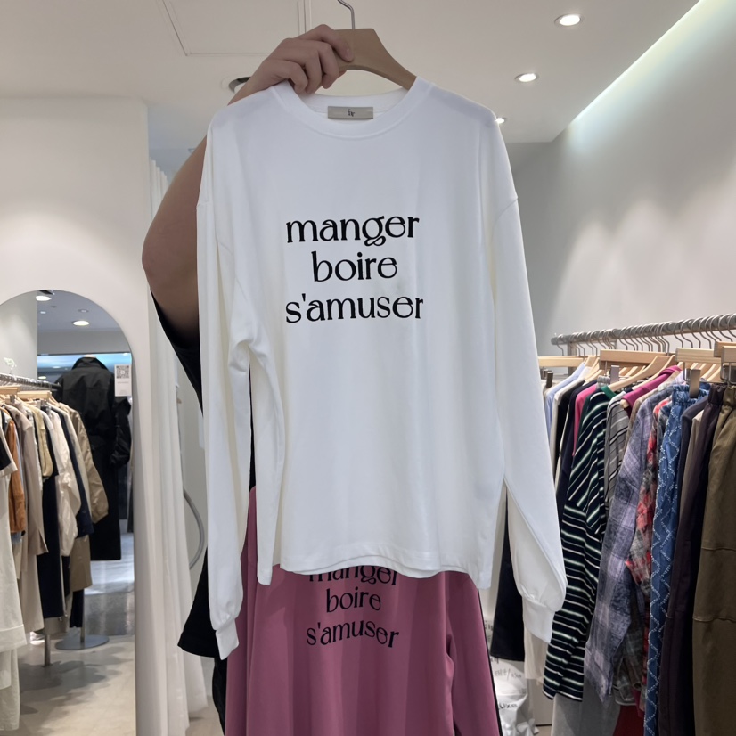 FAR直郵韓國代購女裝新品時尚真品熱賣休閑人氣推薦長袖T恤X-MOOD長袖T恤