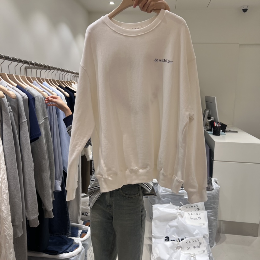 GLORY韓國直郵東大門實拍女裝新品真品職業人氣時尚衛衣刺繡GLORY衛衣圖色2