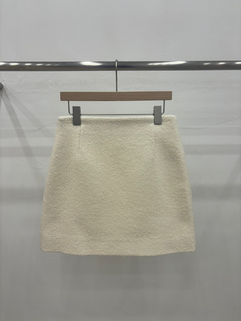 BLANC-A韓國直郵東大門代購女裝新款推薦24秋冬短裙花呢BLANC-A短裙