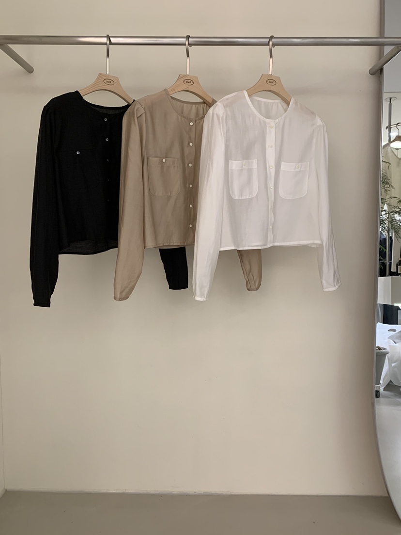 MEIL韓國直郵東大門代購女裝新品休閑24秋冬真品襯衫蕾絲衫MEIL襯衫/蕾絲衫