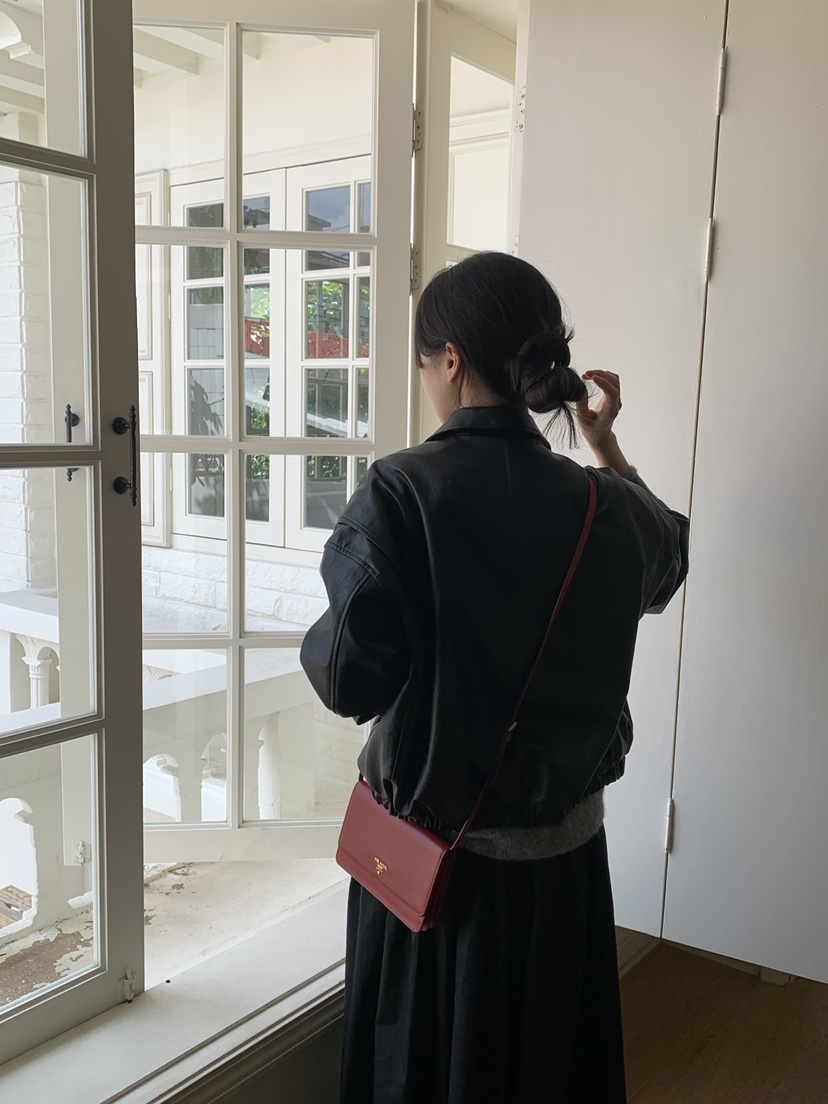 MEIL韓國直郵東大門代購女裝新款休閑職業時尚推薦夾克皮革MEIL夾克