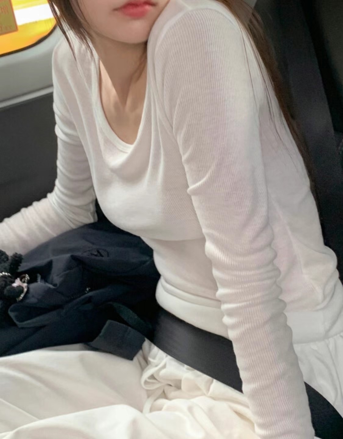 OUR HOUR韓國直郵東大門代購女裝新品人氣時尚真品長袖T恤OUR HOUR長袖T恤