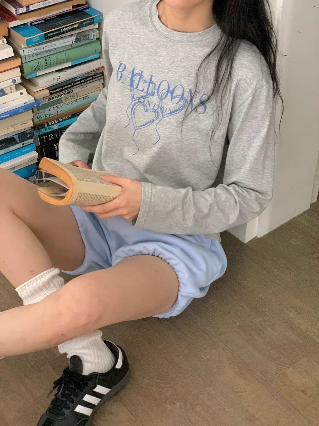 OBE韓國直郵女裝新款休閑熱賣人氣職業時尚24秋冬長袖T恤OBE長袖T恤
