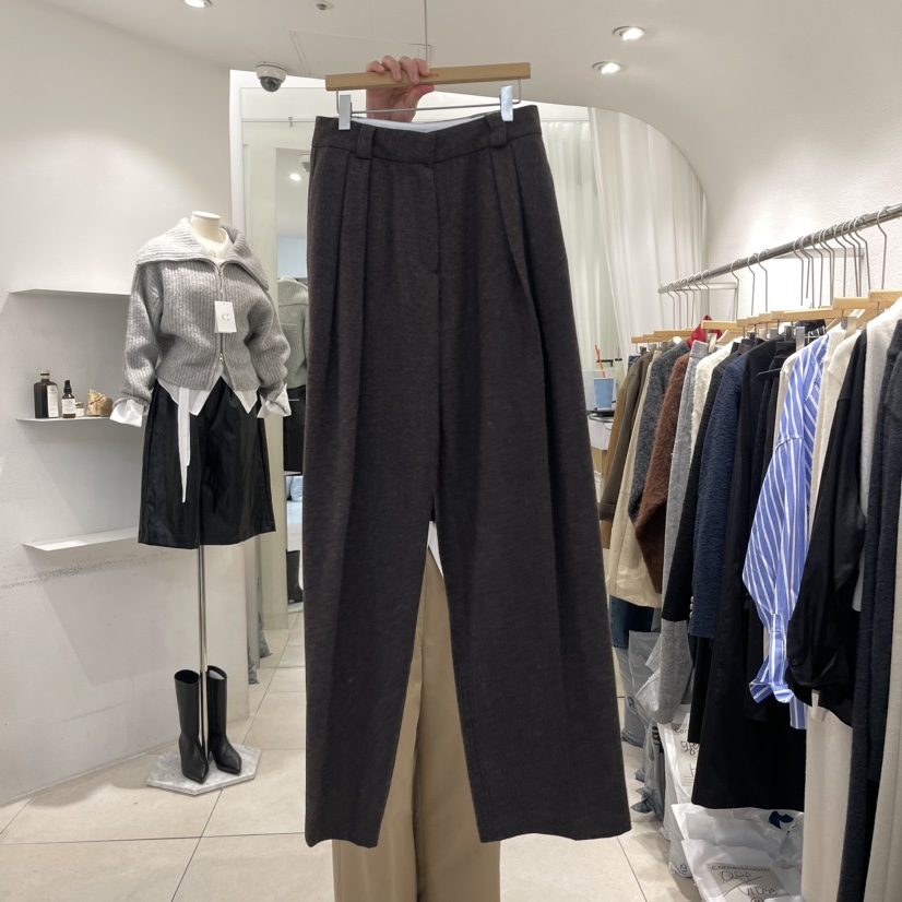 cornerbloom/3rooms韓國直郵東大門代購女裝新品時尚休閑褲THE SUIT BAR休閑褲圖色2