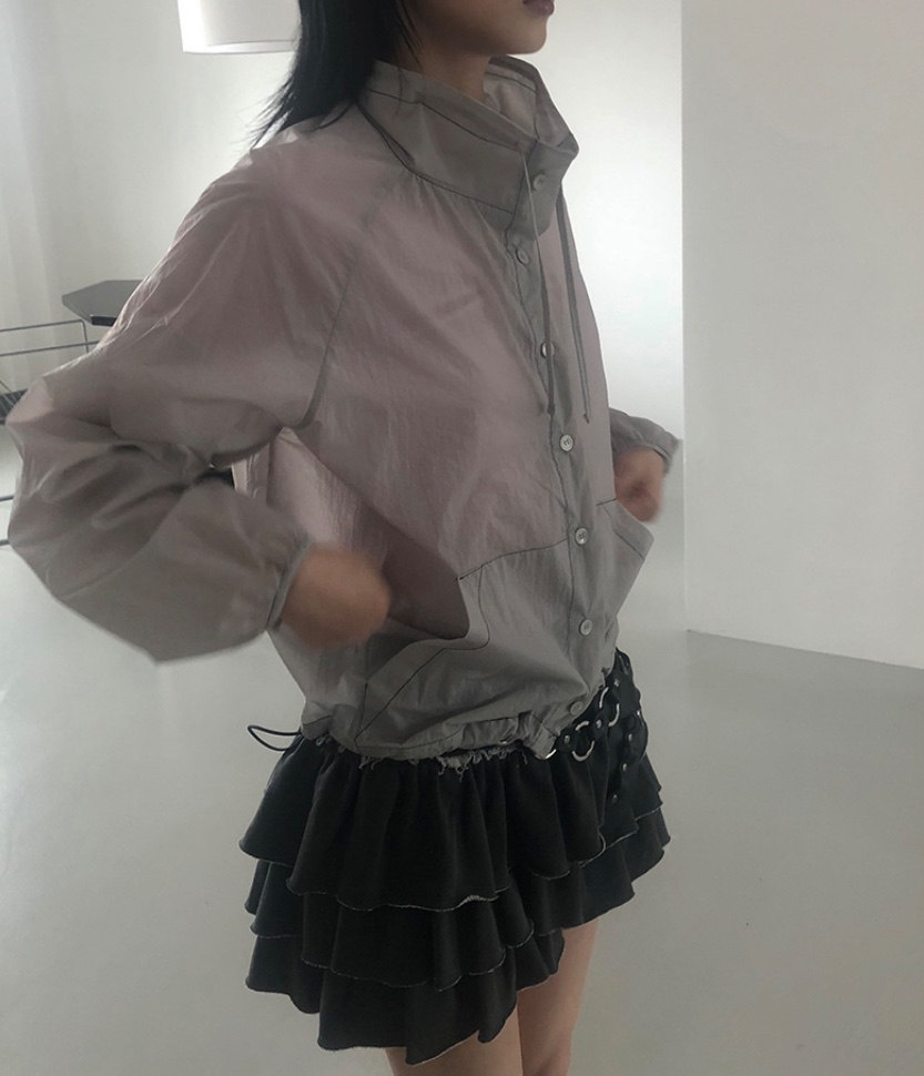 OEUF韓國直郵東大門實拍女裝新品推薦真品休閑熱賣24秋冬夾克OEUF夾克