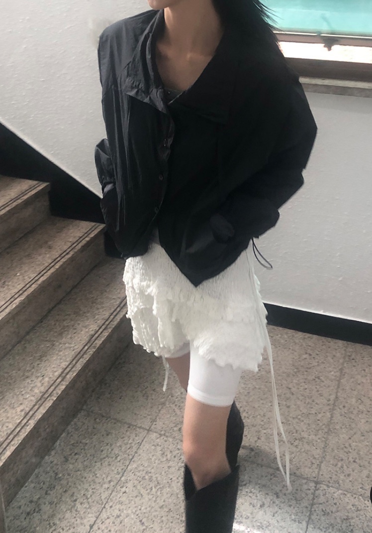 OEUF韓國直郵東大門實拍女裝新品推薦真品休閑熱賣24秋冬夾克OEUF夾克