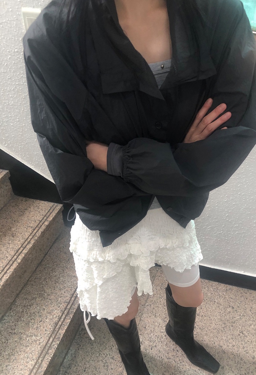 OEUF韓國直郵東大門實拍女裝新品推薦真品休閑熱賣24秋冬夾克OEUF夾克