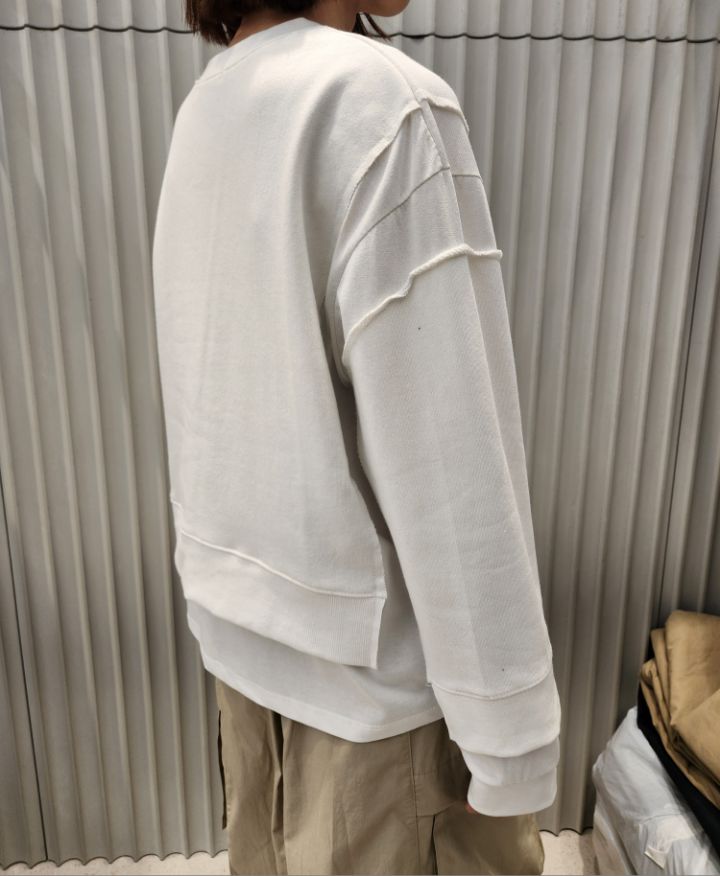NCODE韓國直郵東大門代購女裝新品24秋冬真品休閑衛衣刺繡NCODE衛衣