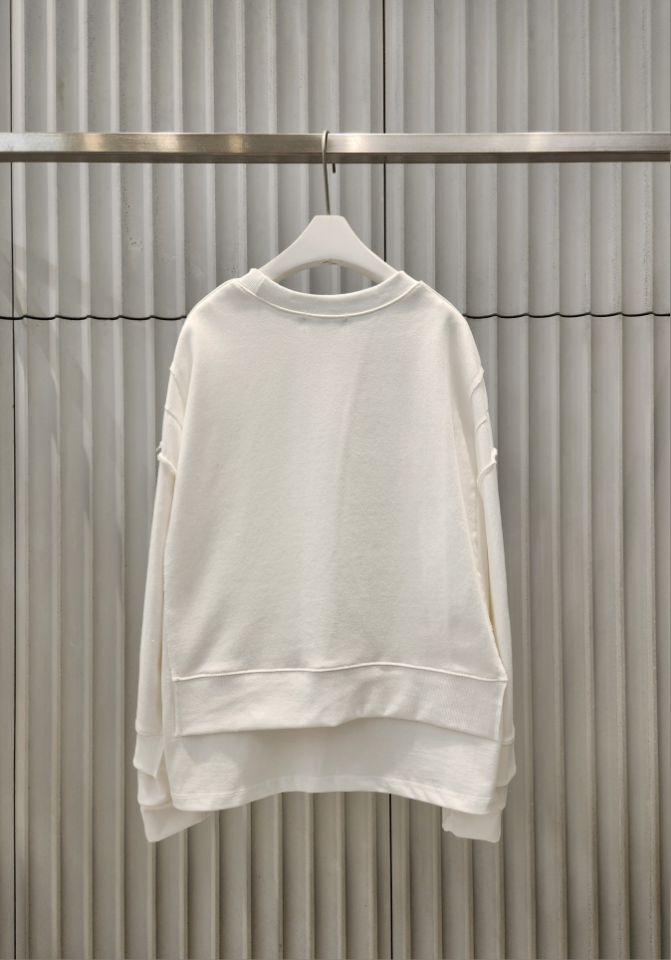 NCODE韓國直郵東大門代購女裝新品24秋冬真品休閑衛衣刺繡NCODE衛衣